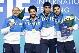 Fioretto a squadre, con Marini Italia d’oro ai Mondiali