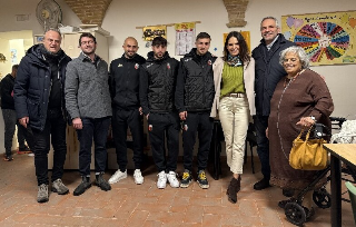 L’Ascoli Calcio in visita all’ANFFAS