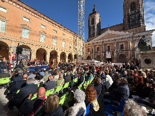 Acquaroli a Camerino per la riapertura del Palazzo Arcivescovile e del Museo  Diocesano