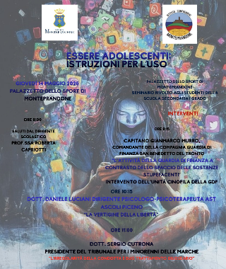 “Essere adolescenti: istruzioni per l’uso”, a Monteprandone seminario su giovani e legalità