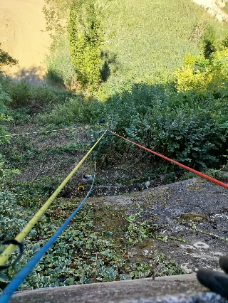 Castelnuovo di Campli - Operaio ferito da un albero tagliato con una motosega