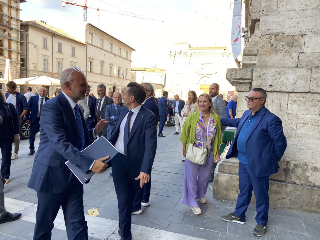 Festa di Fratelli d’Italia, il ministro Schillaci è arrivato ad Ascoli Piceno