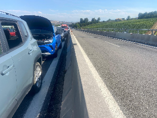 Lunghe code in A14 nel tratto Val Vibrata-Giulianova dopo l’incidente di ieri
