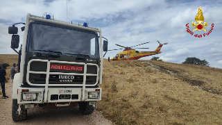 Fiastra - Cade in moto, soccorso dall’eliambulanza