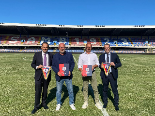 Calcio Serie C - Il presidente Marani in visita alla Samb