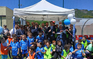 Acquasanta Terme - Inaugurati gli impianti sportivi di Cagnano