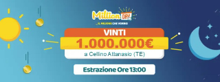 Cellino Attanasio - colpo milionario al MillionDay, vinti 1.000.000 di euro