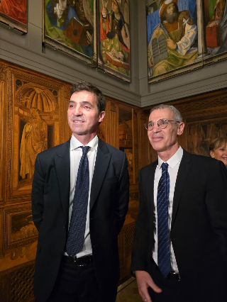 Urbino – Acquaroli all’inaugurazione dello studiolo di Federico da Montefeltro