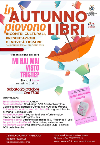 Falconara – Presentazione del libro che racconta la storia Irene morta a soli 8 anni