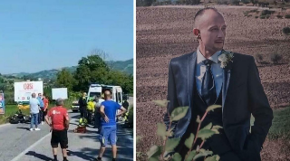 Muore dopo l’incidente, Staffolo piange Simone: lascia due figli
