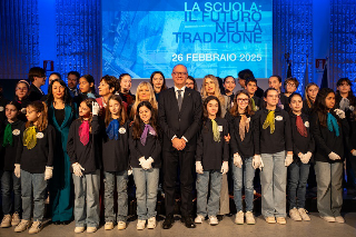 Ancona - Scuola e futuro: il Ministro Valditara incontra gli studenti con Lucrezia Ercoli